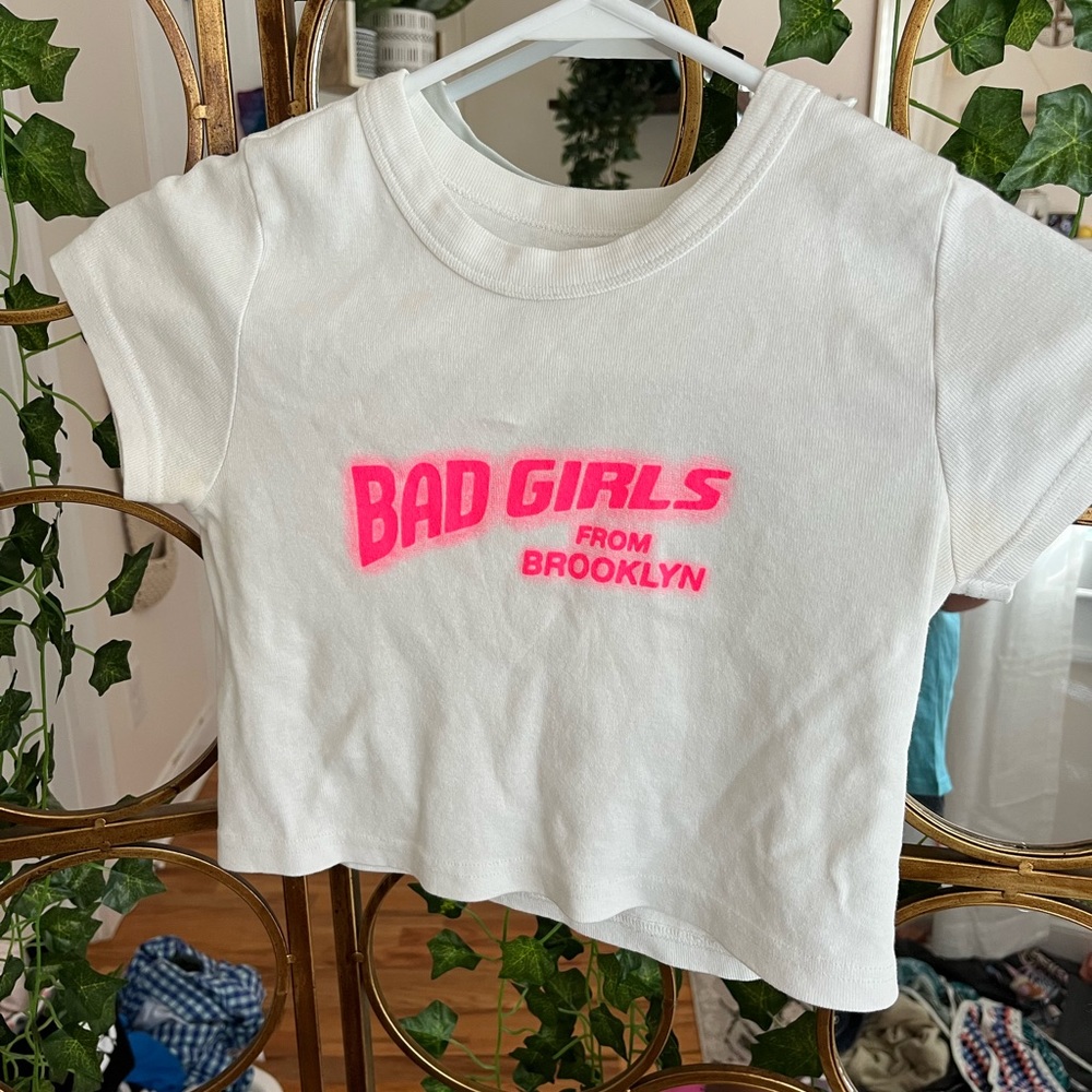 Brandy Melville “bad girls” baby tee